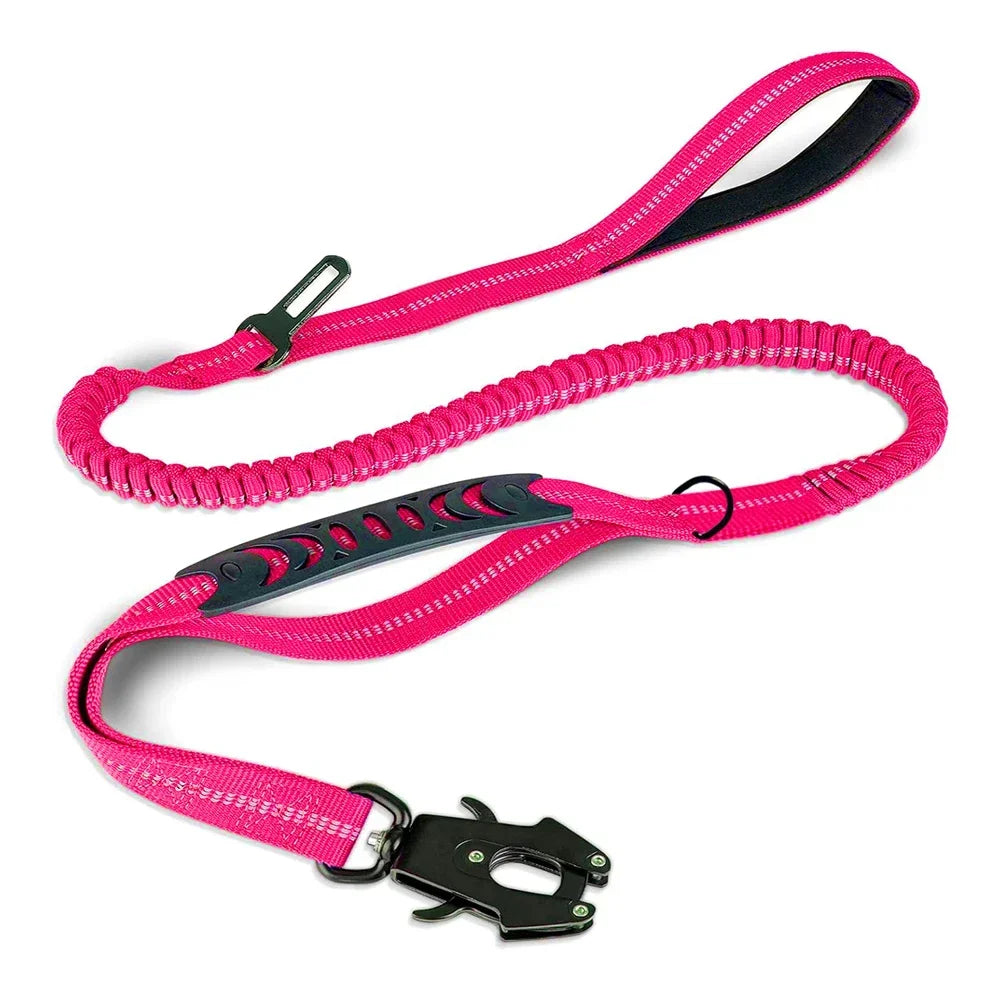 Reflective Bungee Dog Leash Heavy Duty Tactical