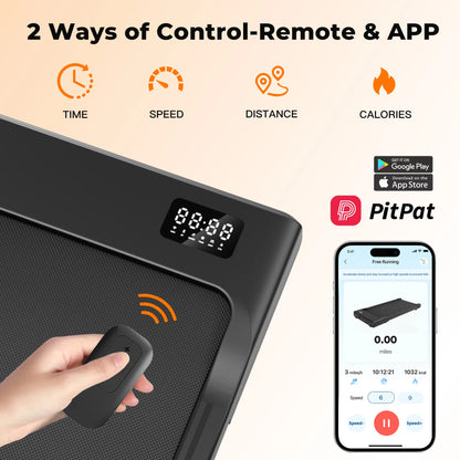 2-in-1 Walking Pad Under Desk Treadmill