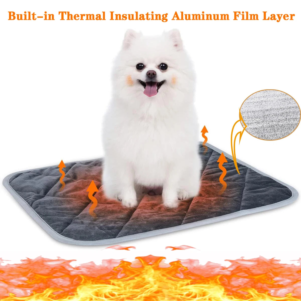 Self-Heating Thermal Pad for Dogs & Cats