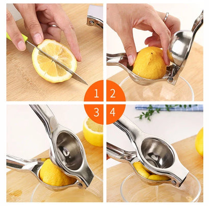 Stainless Steel Manual Lemon Citrus Juicer