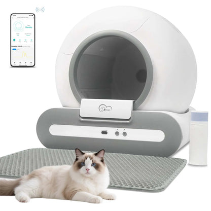 Smart Self-Cleaning 65L Cat Litter Box