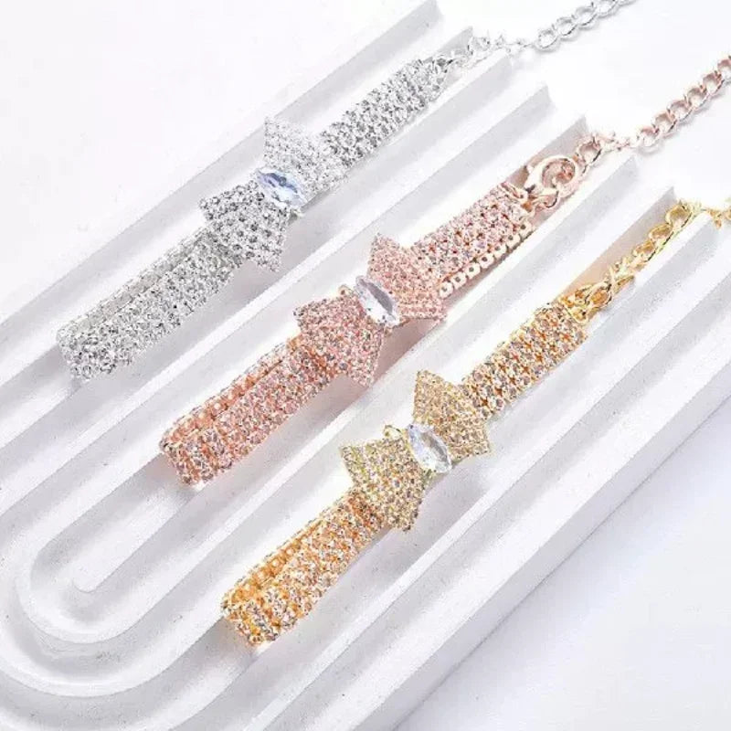 Luxury Adjustable Diamond Pet Collar Necklace