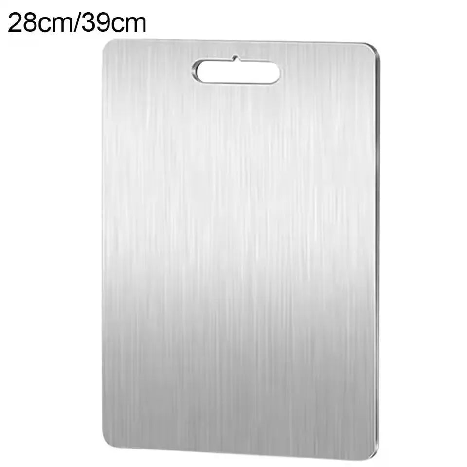 Titanium Stainless Steel Double Sided Cutting Board