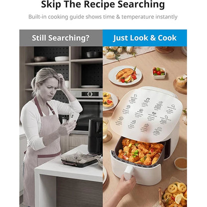 COMFEE' 2.1 Quart Compact Air Fryer with 12 Preset Options