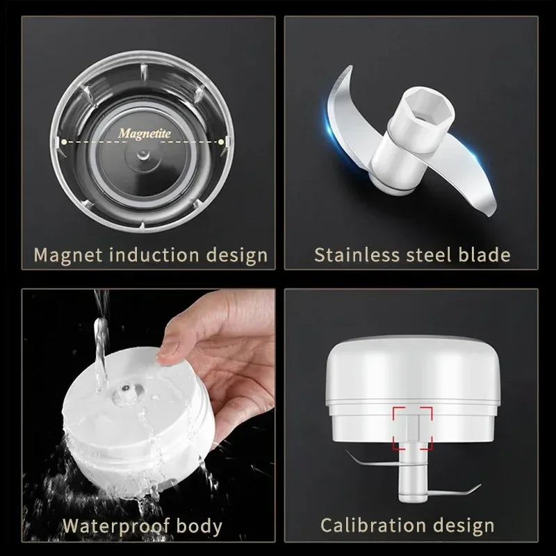 Mini Wireless USB Electric Garlic Vegetable Chopper