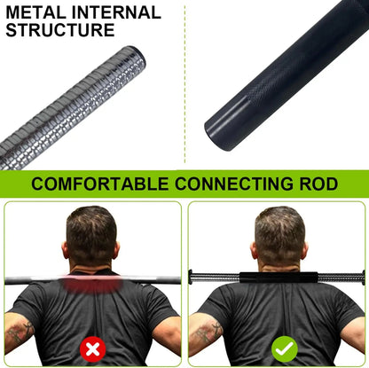 4-in-1 Adjustable Dumbbell Kettlebell Barbell Set