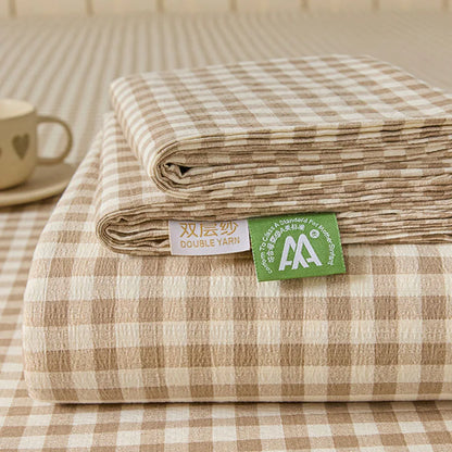 High Density Washed Cotton Sheet Set