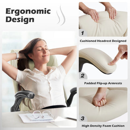 Ergonomic Heavy Duty PU Leather Office Chair