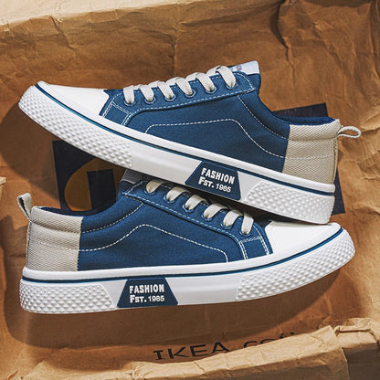 Men's Breathable Canvas Skateboarding Shoes