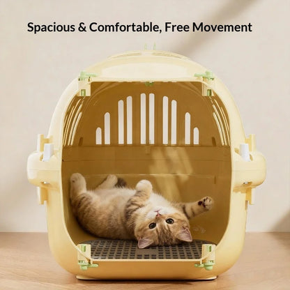 Airline Approved Pet Carrier with Hard Shell Bubble Capsule Window