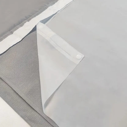 Snap-In Waterproof Frost Shower Curtain Liner