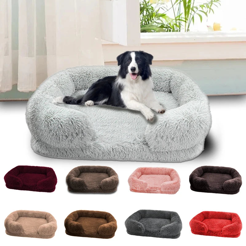 Orthopedic Dog Bed Large Dogs Plush Washable