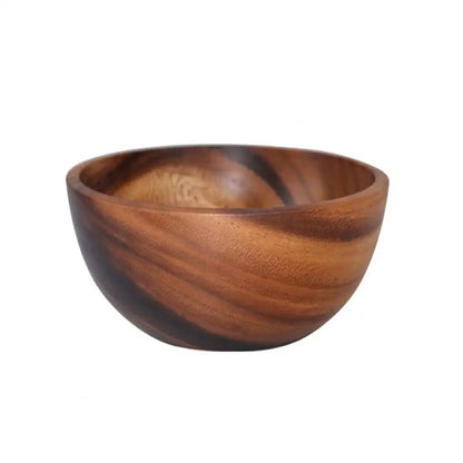 Eco-Friendly Wooden Salad Soup Bowl