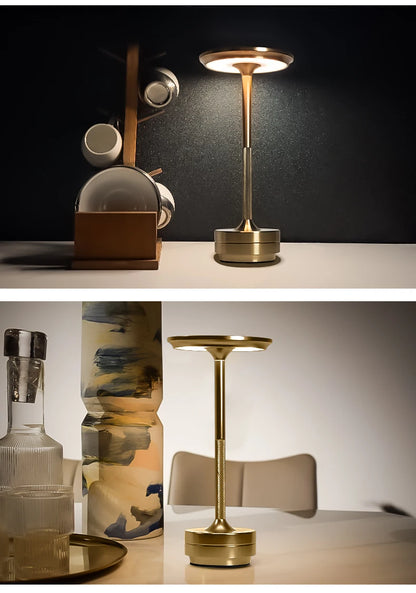 Rechargeable Retro Touch LED Desk Lamp