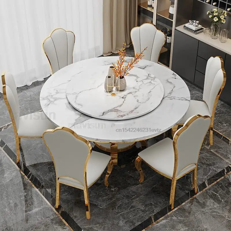 Modern Glass Top Breakfast Dining Table Set