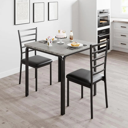 Space Saving 3-Piece Dining Table Set